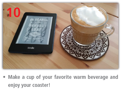 Bernina of America Caffe Latte Coaster
